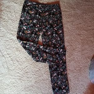 floral cotton dress pant size 6